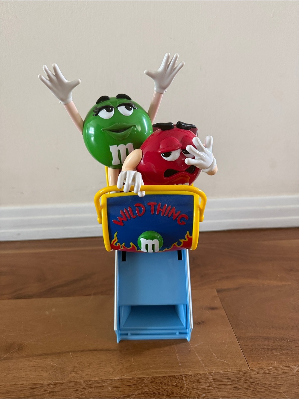 Vintage M&M'S Wild Thing Roller Coaster Candy Dispenser